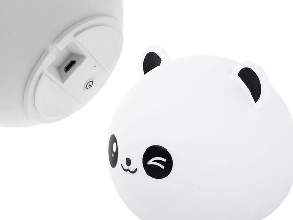 LED RGB bežična mekana dječja lagana lagana dodir 1200mAh USB Panda