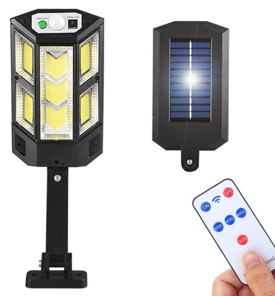 Solar 59 LED COB CESPE LAMP SA PIR -ovom pokretom sezone + menadžer