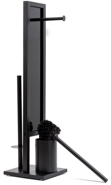 Držač toaletnog papira i četke Black 321502