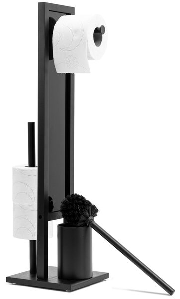 Držač toaletnog papira i četke Black 321502