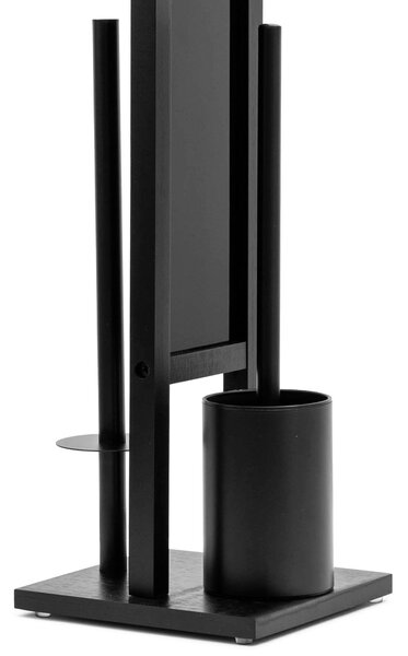 Držač toaletnog papira i četke Black 321502