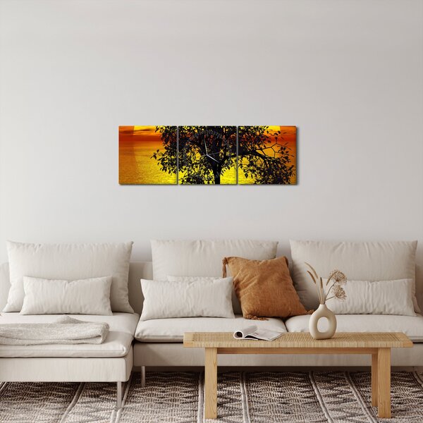 Slika siluete stabla (sa satom) (90x30 cm)