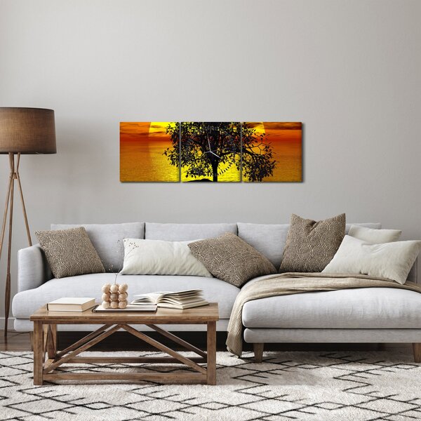 Slika siluete stabla (sa satom) (90x30 cm)