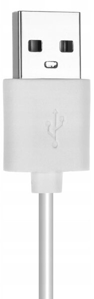 USB 24 LED pokretna stolna svjetiljka 3 načina laganog dima. bijela