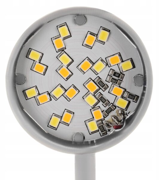 USB 24 LED pokretna stolna svjetiljka 3 načina laganog dima. bijela