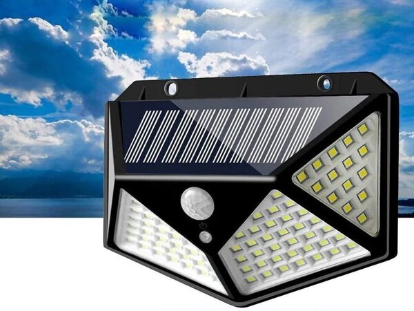 100 led smd solarna zidna svjetiljka sa senzorom pokreta