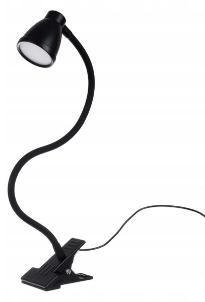 USB 24 LED pokretna stolna svjetiljka 3 načina laganog dima. crni