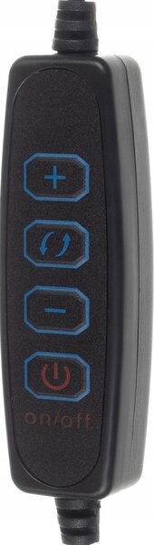 USB 24 LED pokretna stolna svjetiljka 3 načina laganog dima. crni