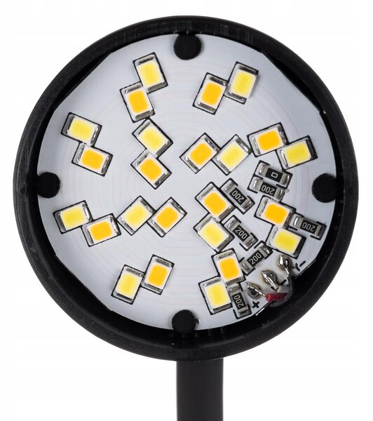USB 24 LED pokretna stolna svjetiljka 3 načina laganog dima. crni