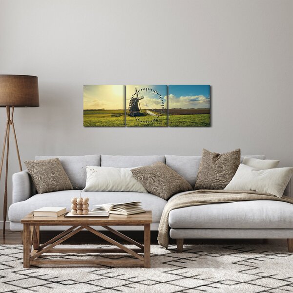 Slika - Vjetrenjača (sa satom) (90x30 cm)