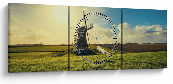 Slika - Vjetrenjača (sa satom) (90x30 cm)