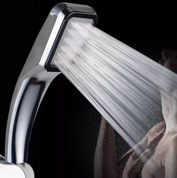 Ručka za tuširanje Eco Chrome crna