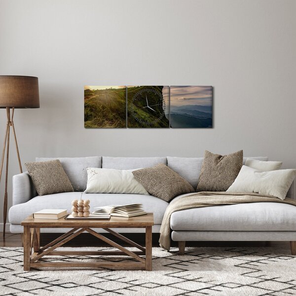 Slika žena na litici (sa satom) (90x30 cm)