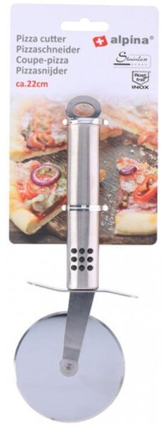 Nož za pizzu od nehrđajućeg čelika 22 cm rotirajući
