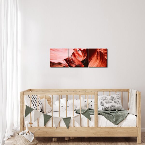 Slika crvenih stijena (sa satom) (90x30 cm)