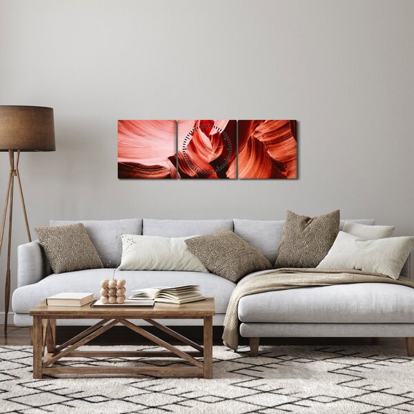 Slika crvenih stijena (sa satom) (90x30 cm)