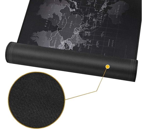 Osvijetljeni XXL LED RGB računalni jastučić za miš i tipkovnicu 90x40cm