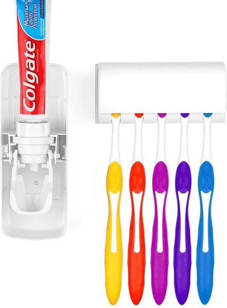Doziranje paste za zube + držač četkica