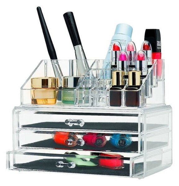 Plexi organizator za nakit i kozmetiku l