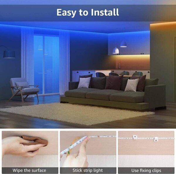 Postavite LED traku 10m Promjena boje - mjuzikl