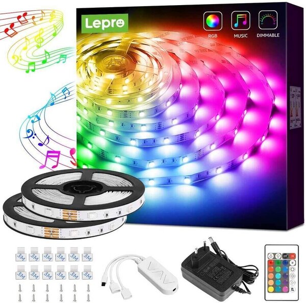 Postavite LED traku 10m Promjena boje - mjuzikl