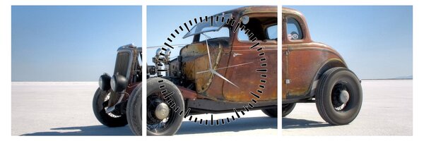 Slika automobila u pustinji (sa satom) (90x30 cm)