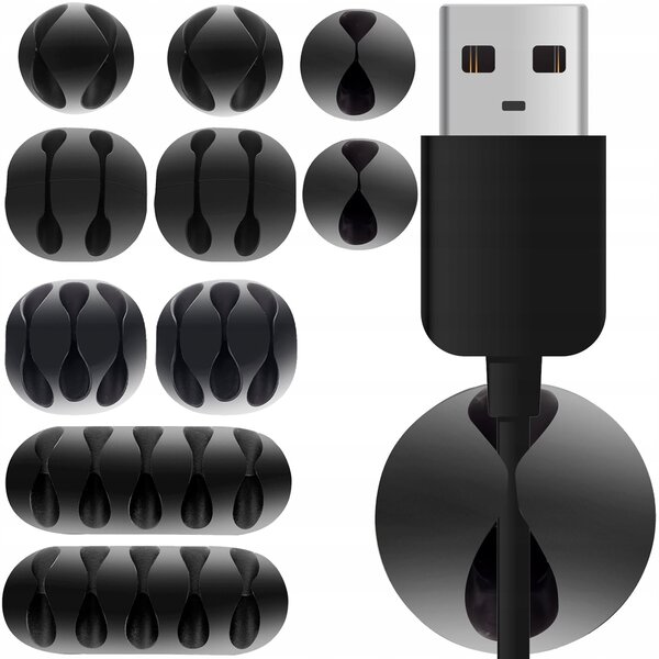 10x organizator kabela - držači