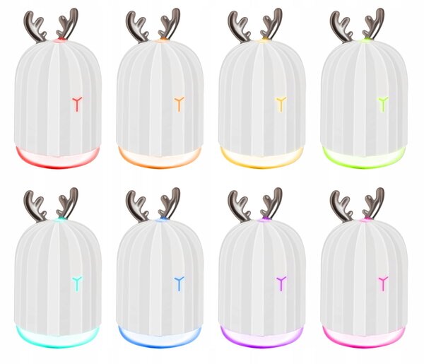 Aromaterapija LED RGB svjetiljka i difuzor ovlaživača 220ml USB