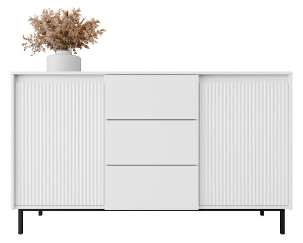 Komoda Somkera 2D3SZ (bijela + crna)