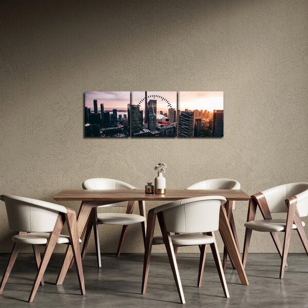 Slika - Pogled na centar grada (sa satom) (90x30 cm)