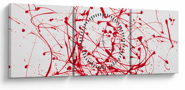 Slika tehnikom drippinga (sa satom) (90x30 cm)