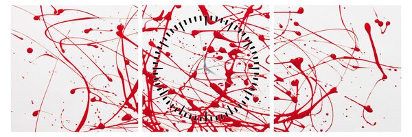 Slika tehnikom drippinga (sa satom) (90x30 cm)