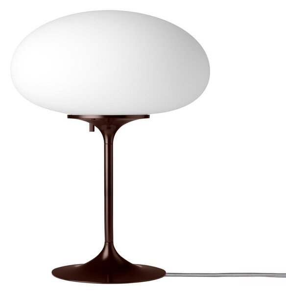 GUBI Stemlite stolna lampa, crno-crvena, visina 42 cm, prigušljiva, prigušiva, Crvena, Dnevni boravak/blagovaonica, Metal