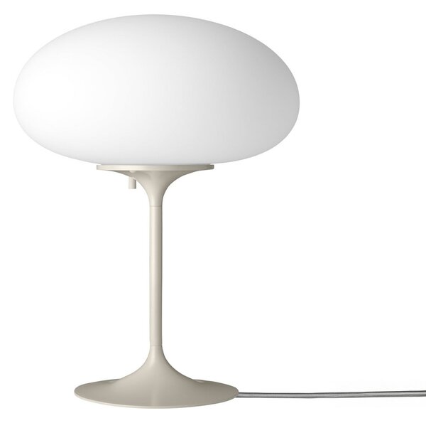 GUBI Stemlite stolna lampa, šljunčano siva, visina 42 cm, prigušljiva, prigušiva, Sivo, Dnevni boravak/blagovaonica, Metal