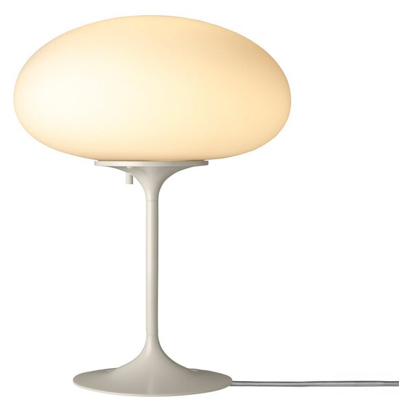 GUBI Stemlite stolna lampa, šljunčano siva, visina 42 cm, prigušljiva, prigušiva, Sivo, Dnevni boravak/blagovaonica, Metal