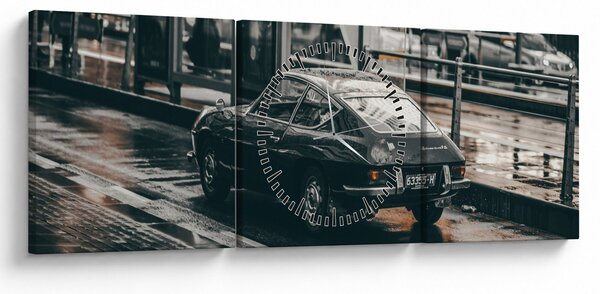 Slika automobila u pokretu (sa satom) (90x30 cm)
