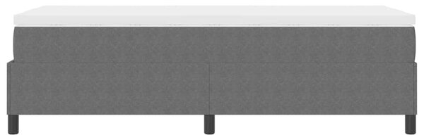 Krevet s opruga kutije Svijetlo siva i bijela. 80 x 200 cm - Siva / 80 x 200 cm