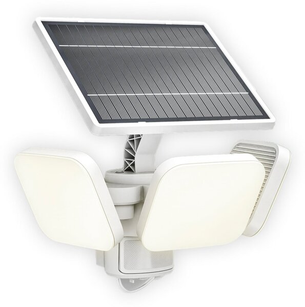 Philips Zyren LED solarna svjetiljka, bijela, 3.000 K, senzor, IP65, Bijela, Plastika