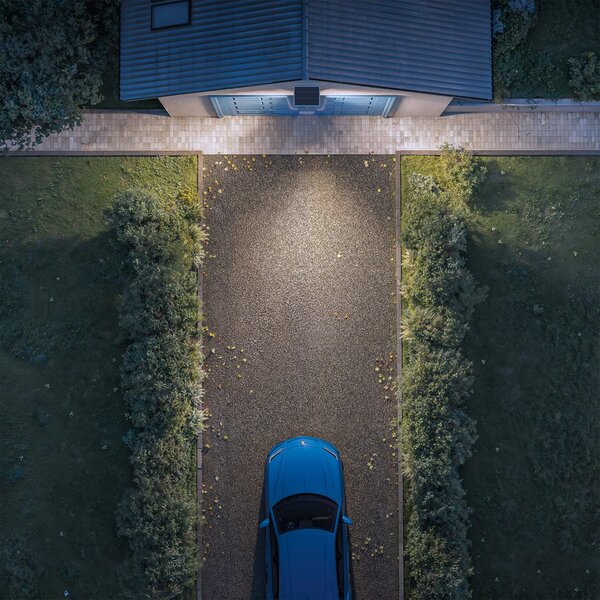 Philips Zyren LED solarna svjetiljka, bijela, 5.000 K, senzor, IP65, Bijela, Plastika
