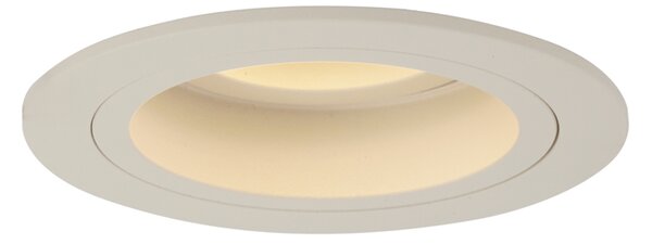 Set od 6 modernih ugradbenih reflektora bež GU10 50 mm rotirajućih i nagibnih - Chuck