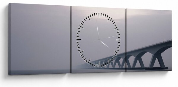 Slika mosta u magli (sa satom) (90x30 cm)