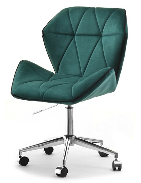 Fotelja Velma M (zelena + krom)