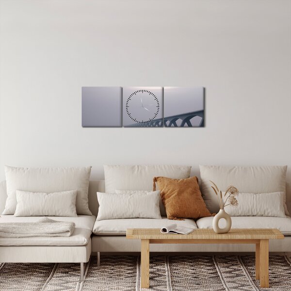 Slika mosta u magli (sa satom) (90x30 cm)