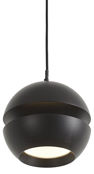 Moderni sustav tračnica crni sa 6 reflektora i 4 viseće svjetiljke Easylift 1-fazni - Slimline Uzzy Tira