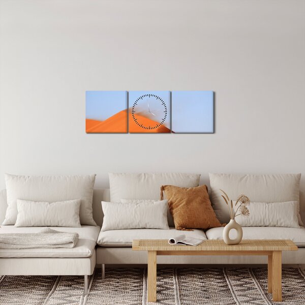 Slika pješčane pustinje (sa satom) (90x30 cm)