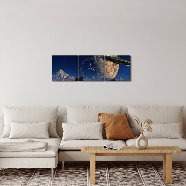 Slika - Dolazak vanzemaljaca (sa satom) (90x30 cm)
