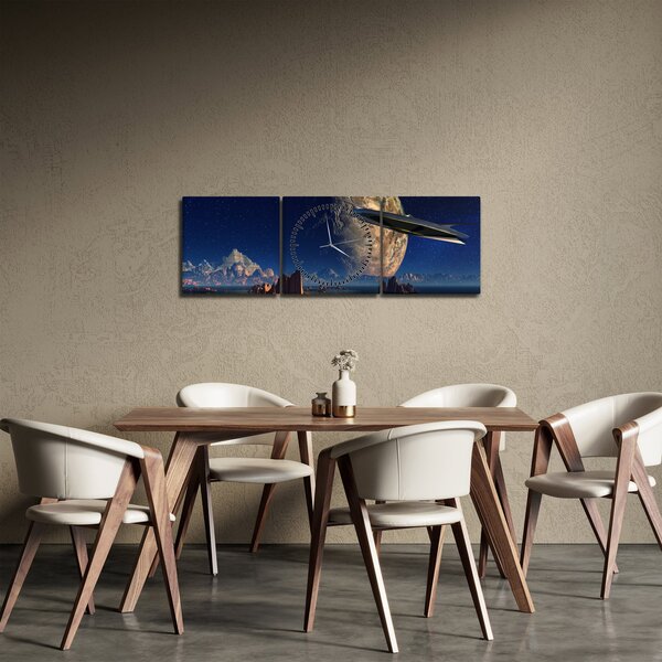 Slika - Dolazak vanzemaljaca (sa satom) (90x30 cm)