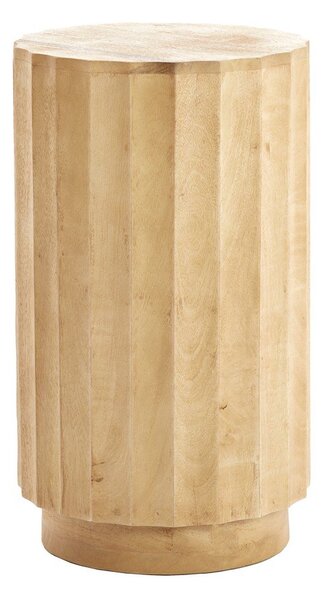 Okrugao pomoćni stol od masivnog manga ø 35 cm Ellena – Light & Living