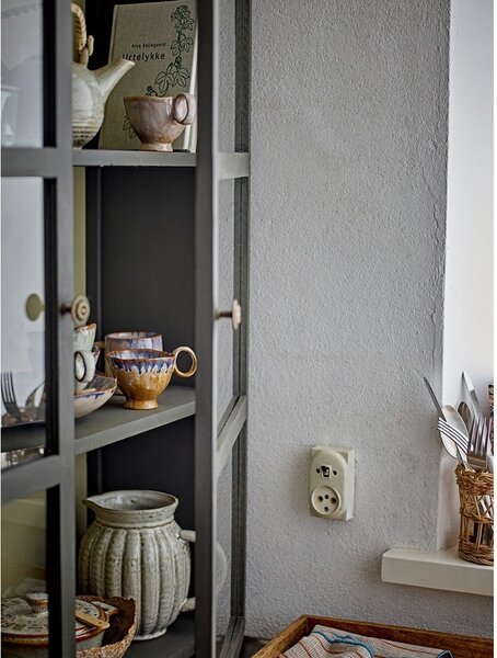 Siva viseća vitrina od masivne jele 85x100x25 cm Tone – Bloomingville