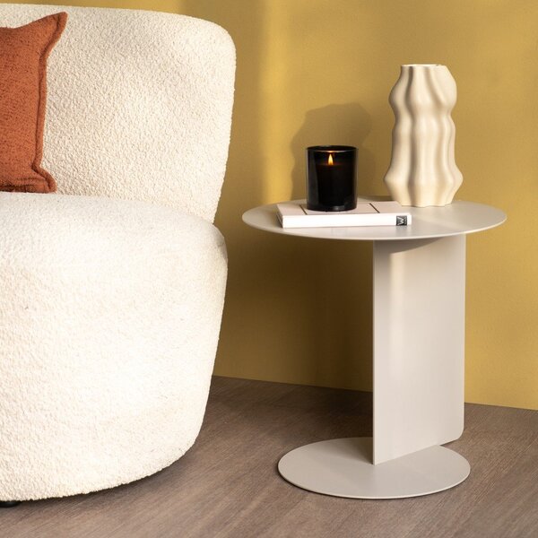 Željezni okrugao pomoćni stol ø 40 cm Salsa – Spinder Design